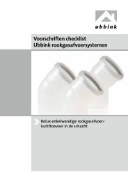 Installatievoorschrift Rolux enkelwandig RGA-LTV in de ... - Ubbink