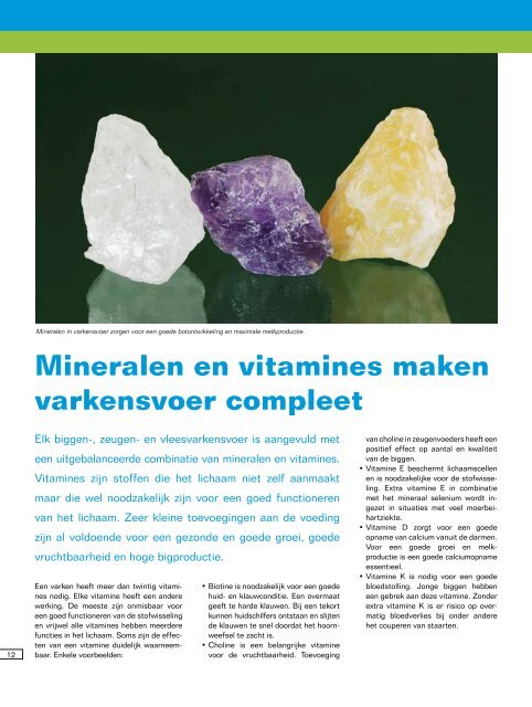 Voorlichtingsblad van ForFarmers OKTOBER 2012 jaargang 36