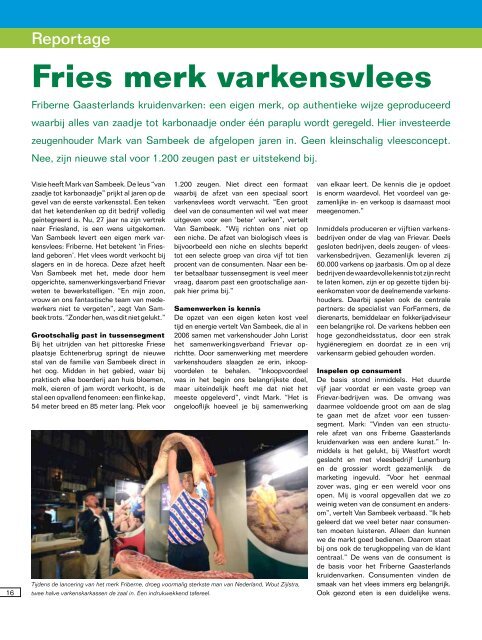 Voorlichtingsblad van ForFarmers OKTOBER 2012 jaargang 36