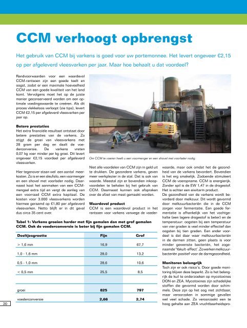 Voorlichtingsblad van ForFarmers OKTOBER 2012 jaargang 36