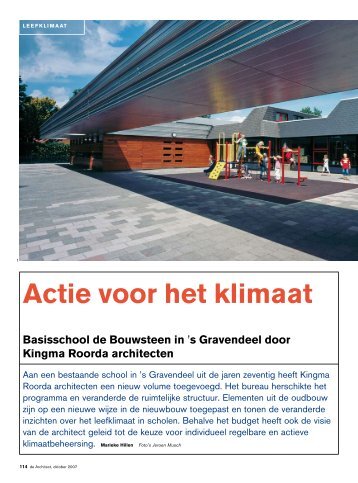 download pdf de Architect 10 / 07 - Kingma Roorda architecten