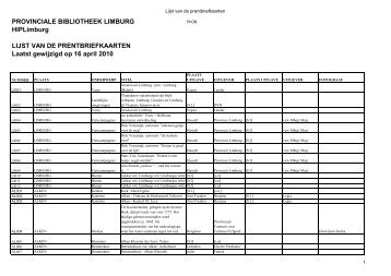 prentbriefkaarten (pdf) - Provincie Limburg