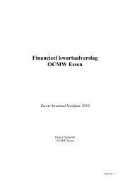 Financieel kwartaalverslag - Gemeente Essen
