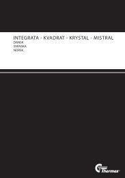 INTEGRATA - KVADRAT - KRYSTAL - MISTRAL - Thermex