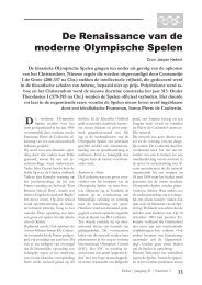 De Renaissance van de moderne Olympische Spelen - Jasper - Spil