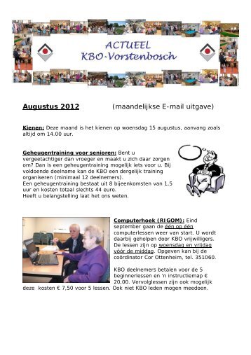 KBO_nieuwsbrief_augustus2012 - Vorstenbosch-info.nl