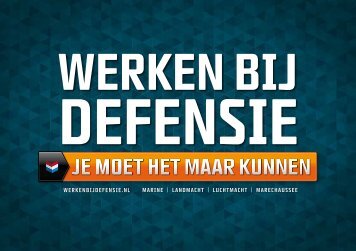 Algemene Brochure - Werken bij defensie