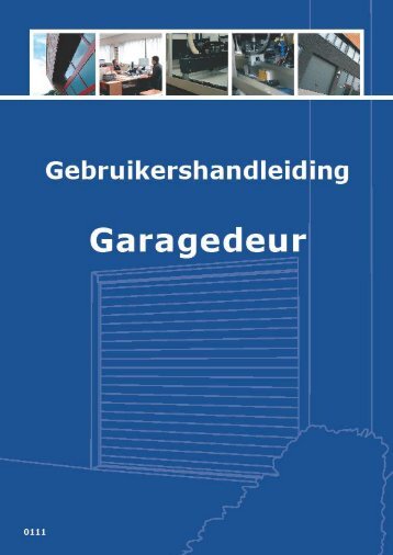 Gebruikshandleiding - Onlinegaragedeur.nl