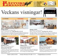 Veckans visningar!