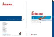 Technischer Katalog - Isolmant