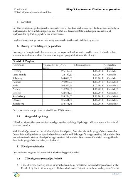 Bilag 3.1 - Kravspecifikationer m.v. Parykker.pdf - KomUdbud