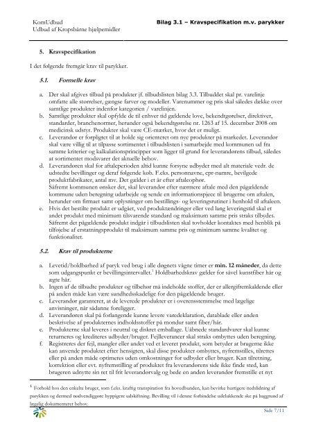 Bilag 3.1 - Kravspecifikationer m.v. Parykker.pdf - KomUdbud