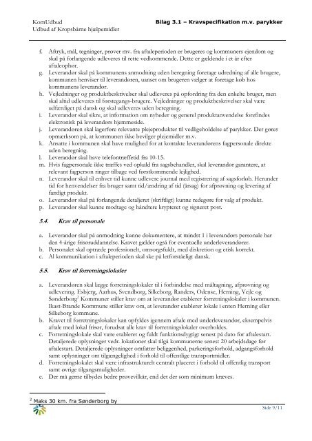 Bilag 3.1 - Kravspecifikationer m.v. Parykker.pdf - KomUdbud