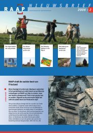 Nieuwsbrief 2006-2 - RAAP Archeologisch Adviesbureau