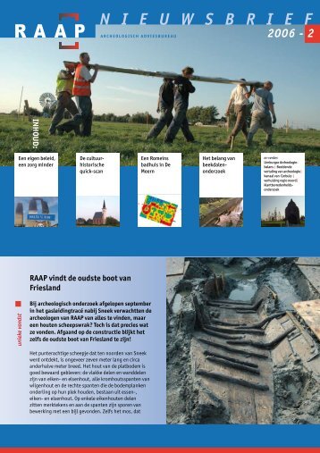 Nieuwsbrief 2006-2 - RAAP Archeologisch Adviesbureau