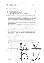 OBS! Provet omfattade fler uppgifter m oment som 1. a) Derivera f (x ...