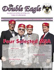 Four Selected MSA - Indianapolis Scottish Rite