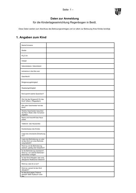 PDF Anmeldeformular MG A PDF Télécharger Download