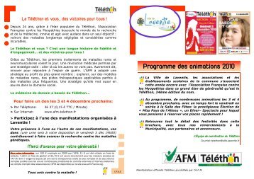 BROCHURE TELETHON2010 - Ville de Laventie