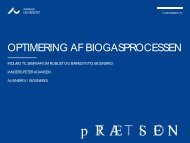 OPTIMERING AF BIOGASPROCESSEN - Biopress