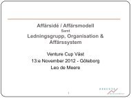 Ledningsgrupp - Venture Cup