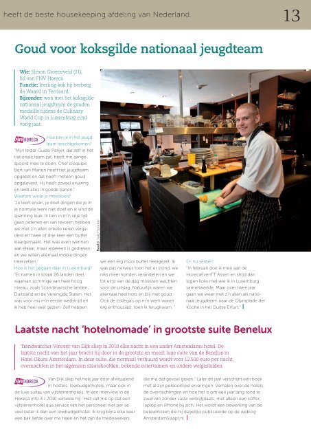 Horeca Info nr. 1 2011.pdf - FNV Horecabond