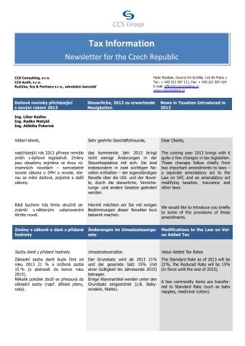 Tax Information - Institut-mittelstand.eu