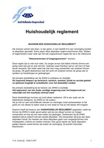 Huishoudelijk reglement