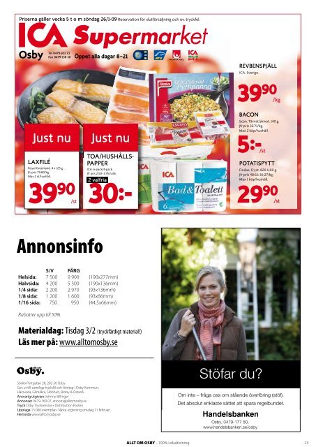 Allt om Osby - 100% lokaltidning