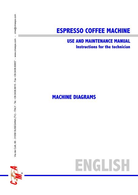 CMA Technical Manual - Love Coffee Machines