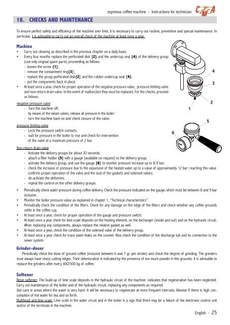 CMA Technical Manual - Love Coffee Machines