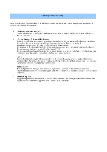 Lokalitets-beskrivelse