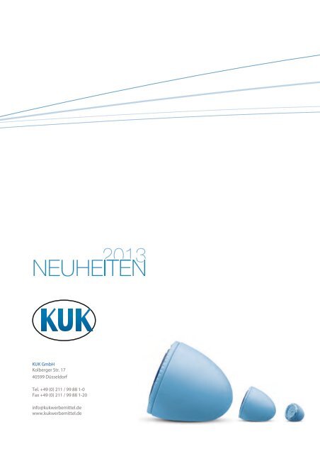 KUK Werbemittel | Neuheiten 2013