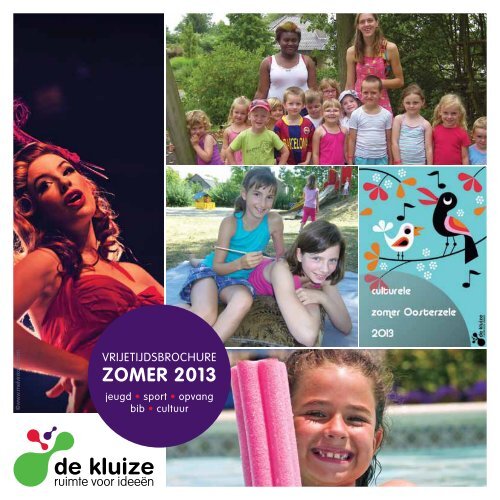 Vrijetijdsbrochure zomer 2013 - Gemeente Oosterzele