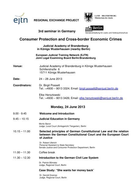 Consumer Protection and Cross-border Economic Crimes