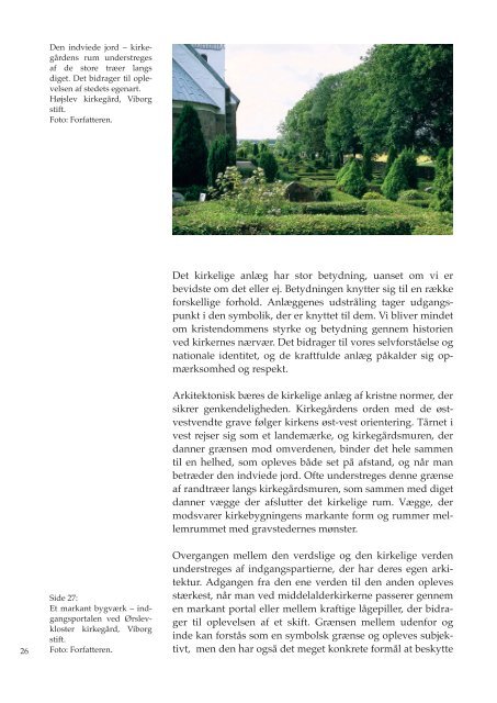 Kirkegårdskultur 2006 - Foreningen for Kirkegårdskultur