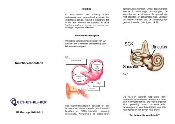 Neuritis Vestibularis - Een-en-al-oor