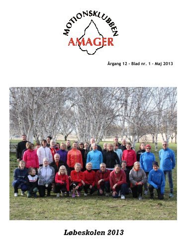 blad nr. 2 2013 til PC - Motionsklubben Amager
