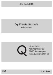 262 Systeemanalyse - Volledige Smvt - Quickprinter