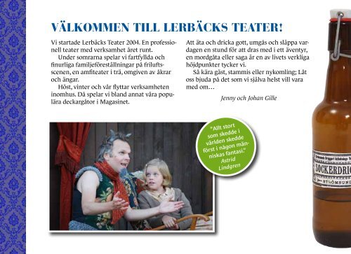 Lerbäcks Teater - Bild & Kultur