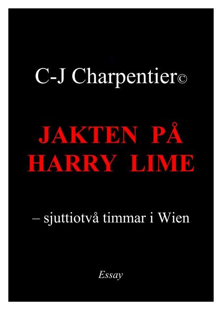 Jakten på Harry Lime 72 timmar i Wien - Läs en bok