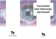 Cursussen voor bioscoop- personeel - Nederlandse Vereniging van ...
