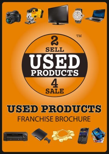 Franchise brochure - Used Products