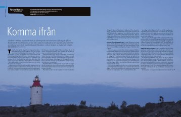 Landsort i oktober. Klockan är halv sju på morgonen ... - Fotosidan.se