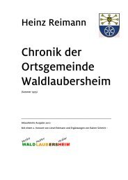 Chronik der Ortsgemeinde Waldlaubersheim