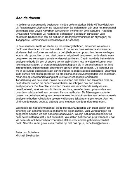 Joyce Karreman Uriël Schuurs Oefenmateriaal bij Peter Jan ...