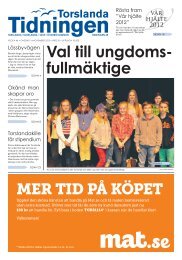 MER TID PÅ KÖPET - Torslanda Tidningen