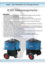 B 325 Tellerzwangsmischer