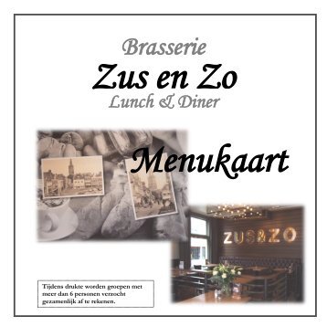 Brasserie Zus en Zo Steenwijk