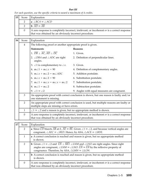 Preparing for the Regents Examination Geometry, AK